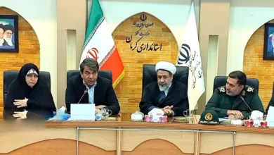 نشست شهید سلیمانی در کرمان